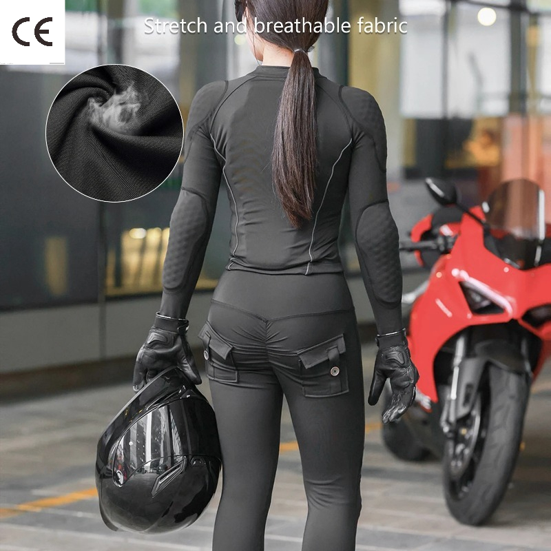 Motorcycle Gear Outfit - Jaket Motor Wanita Berbahan Mesh dengan