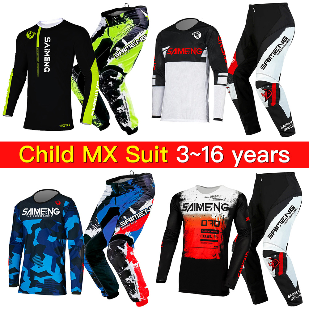 Motorcycle Gear Outfit - Setelan Enduro Anak Perlengkapan Motor Anak