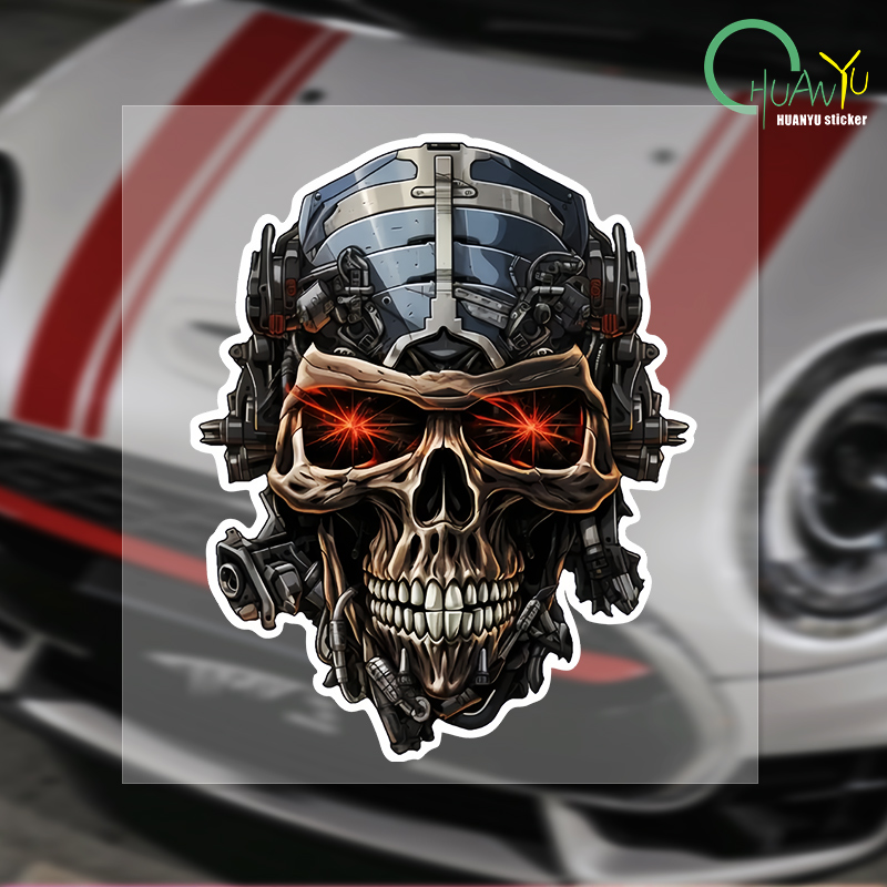 Motorcycle Gear Hub - 2024 desain baru kepala kerangka stiker