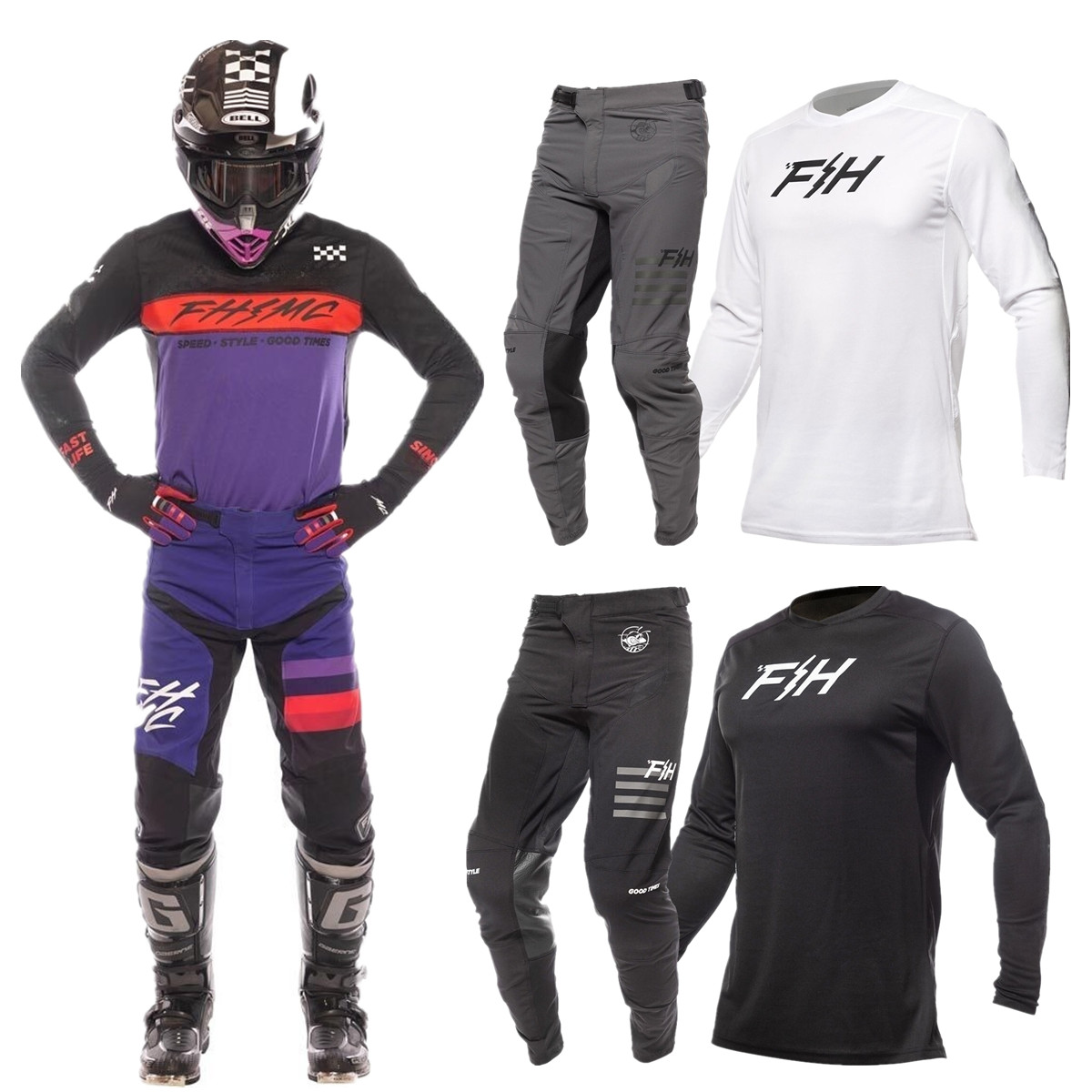Set Perlengkapan Motocross FH  - Motorcycle Gear Sale ulasan dan harga