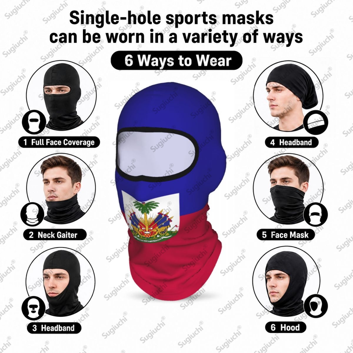 Penutup Kepala Balaclava Haiti - Helmet Full Face ulasan dan harga