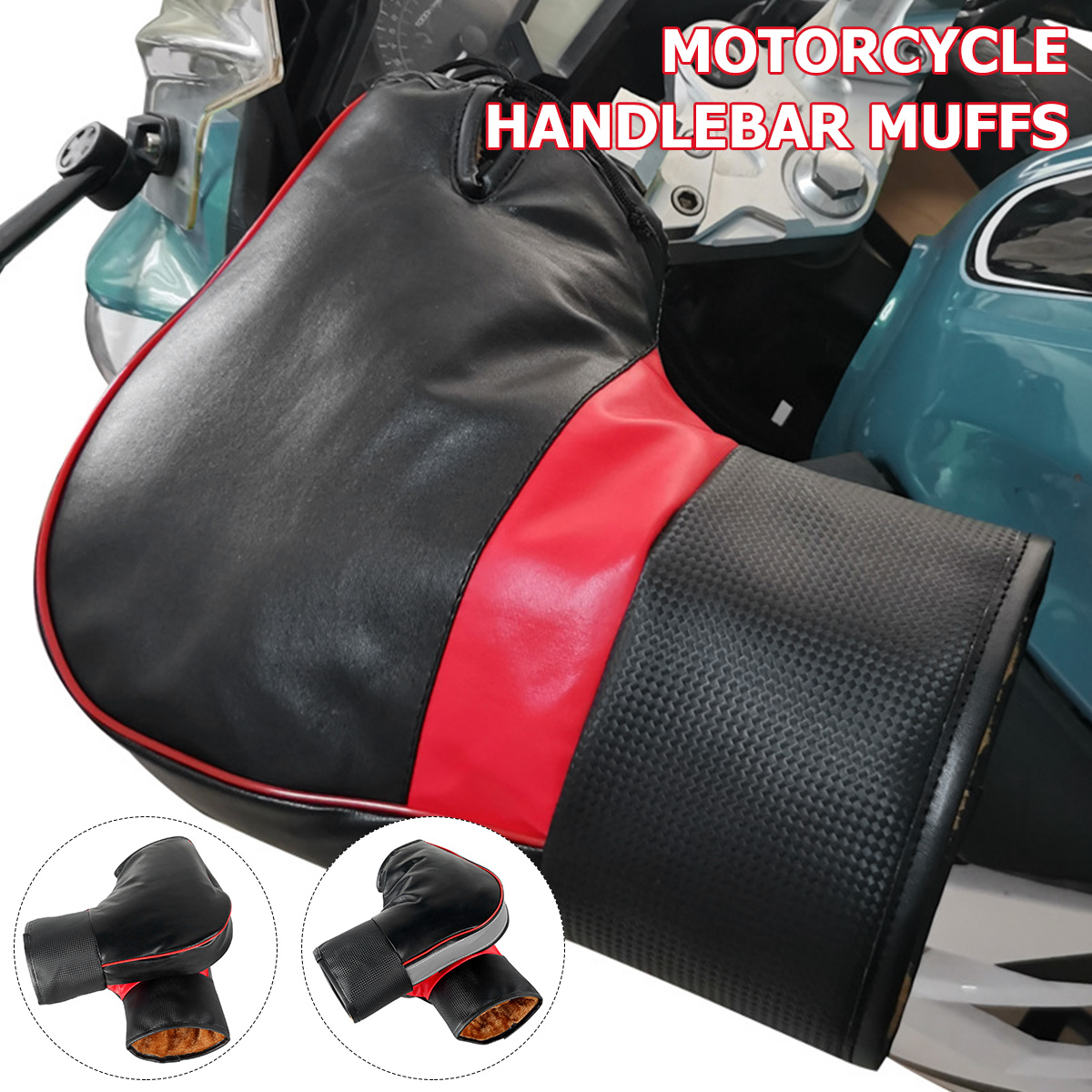 Sarung setang motor skuter, 1  - Motorcycle Gear For Winter ulasan dan harga