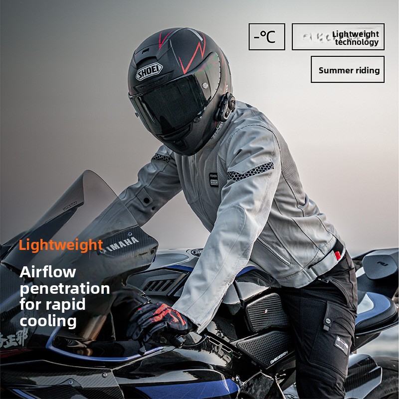 Jaket Motor Musim Panas Pelind - Motorcycle Gear Outfit ulasan dan harga