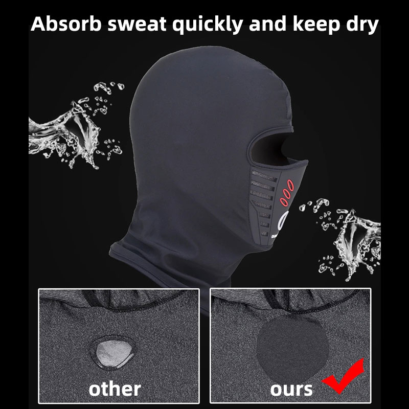 Masker Wajah Fleece Musim Pana - Motorcycle Gear For Winter ulasan dan harga