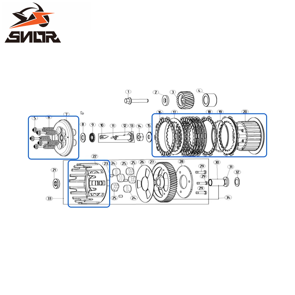 SNOR Perangkat Kopling Sepeda  - Motorcycle Gear Hub ulasan dan harga